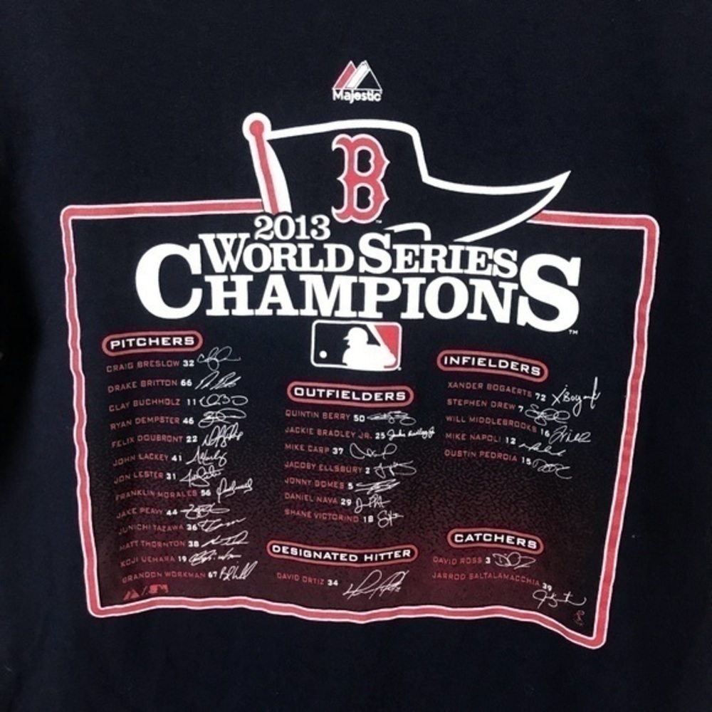 Red Sox World Series campion 2013 Shirt Adult L